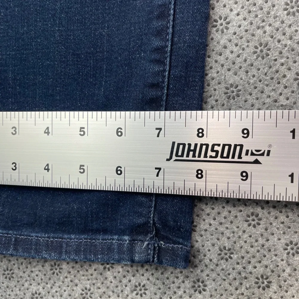 Lucky Brand Mens Dark Wash Straight Leg Jeans 34x32 Blue Denim Stretch Tencel